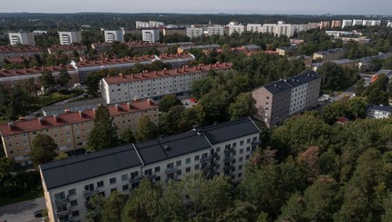 Flygbild Rågsved