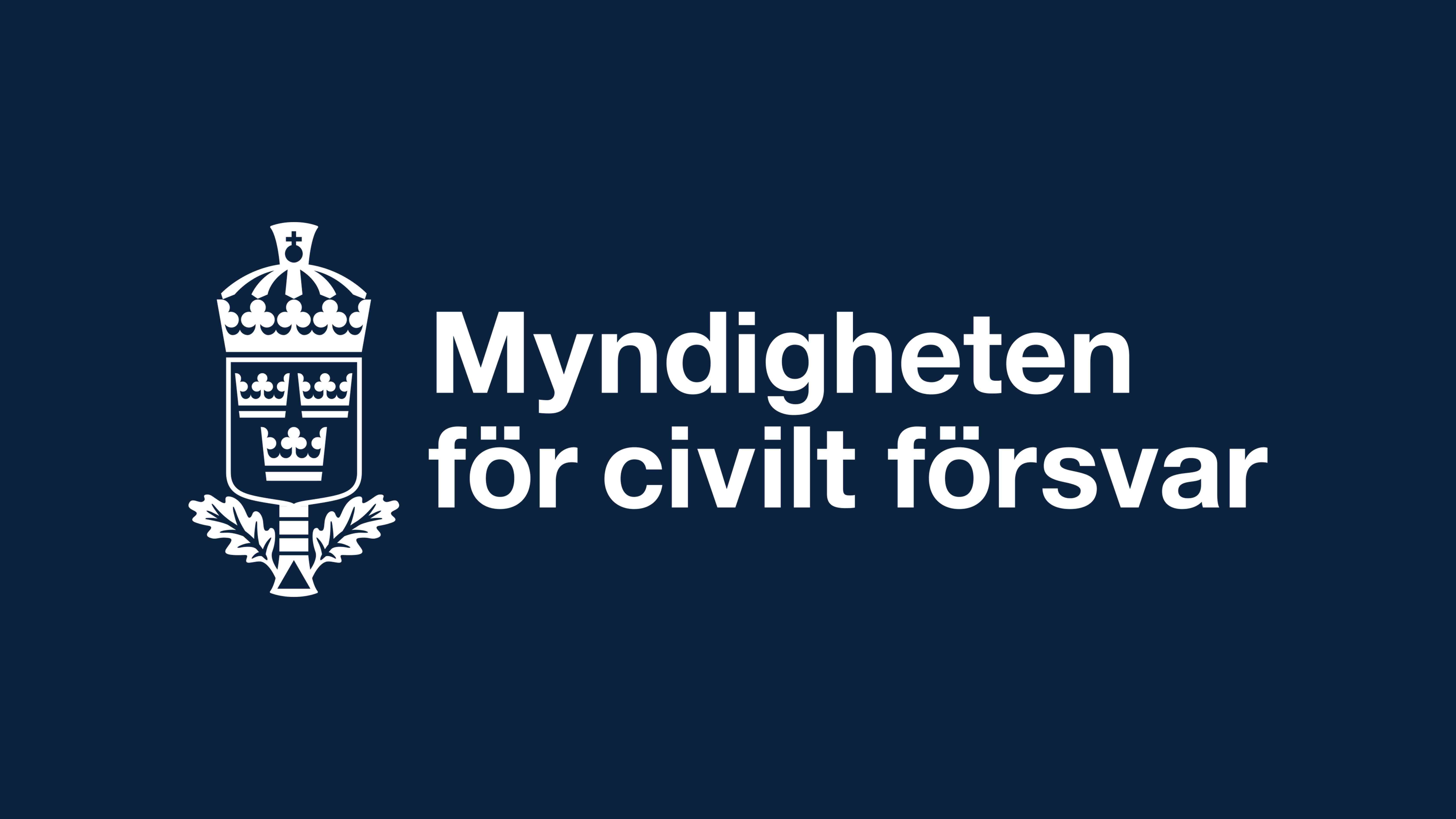 Logotyp för Myndigheten för civilt försvar