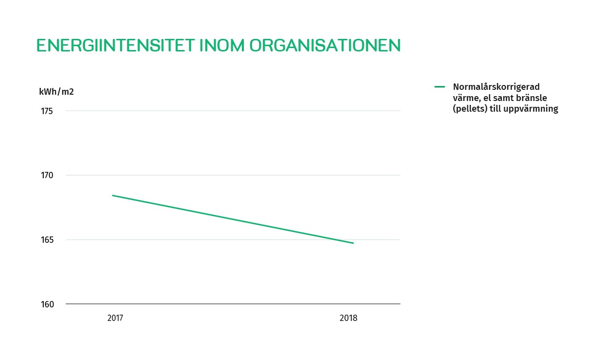 Energiintensitet inom organisationen