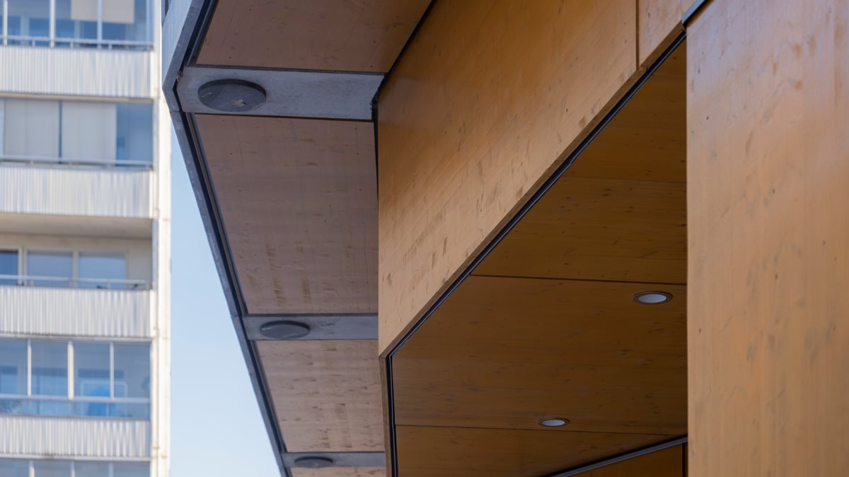 Detalj husfasad